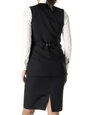 Women Restaurant Bar Uniform Set Black Women Restaurant Bar Uniform Set Black